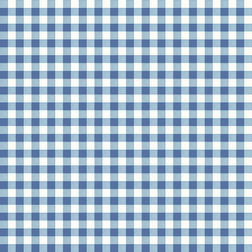 Bluegrass Charm Blue Gingham