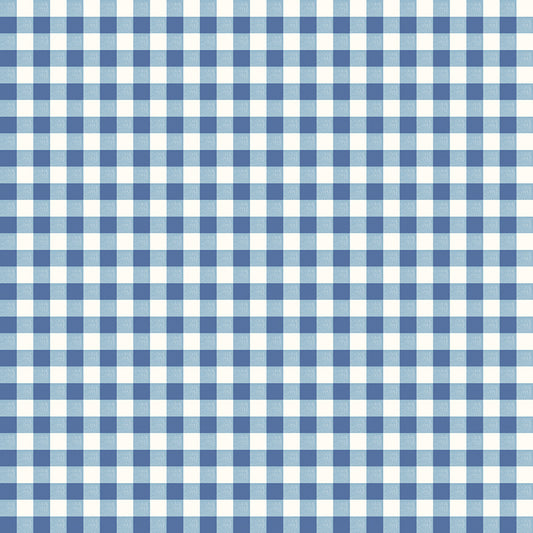 Bluegrass Charm Blue Gingham