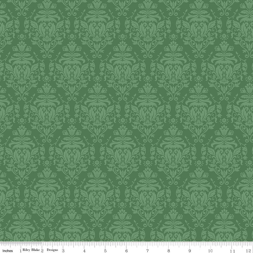 Ambleside Damask Green
