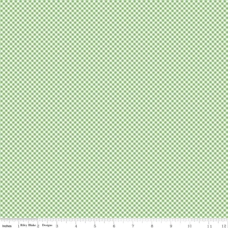 Seasonal Basics Gingham Green