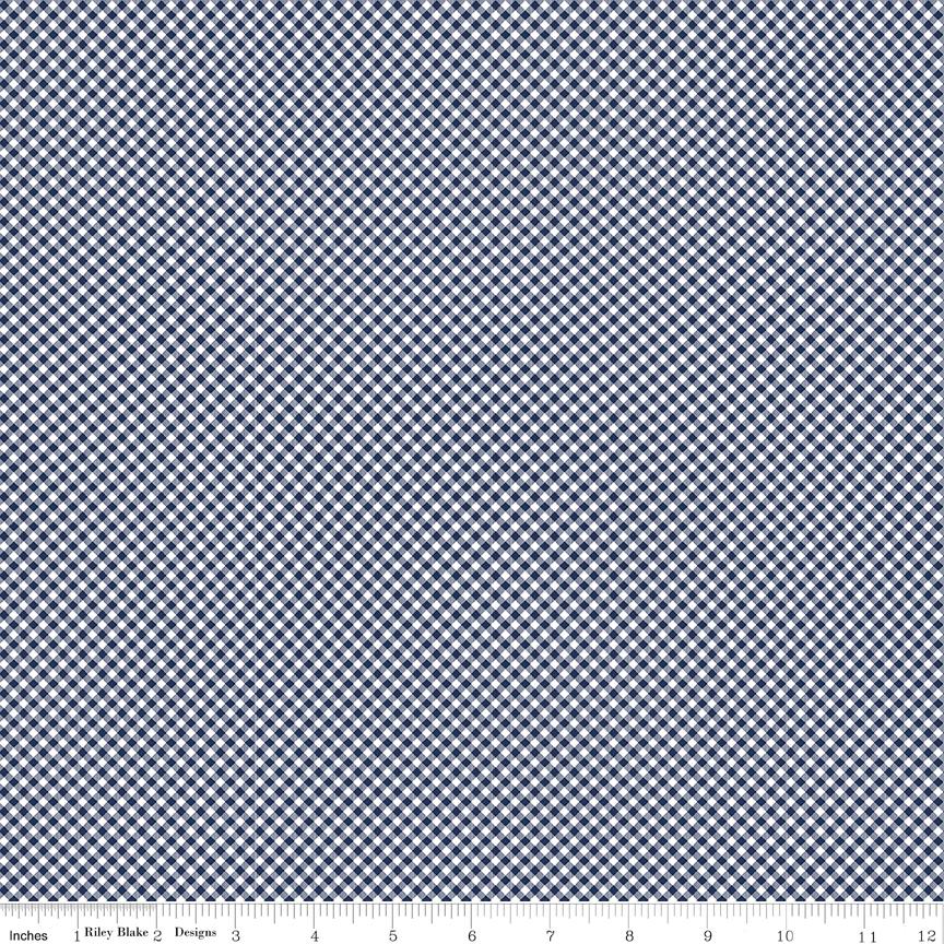 Seasonal Basics Gingham Navy