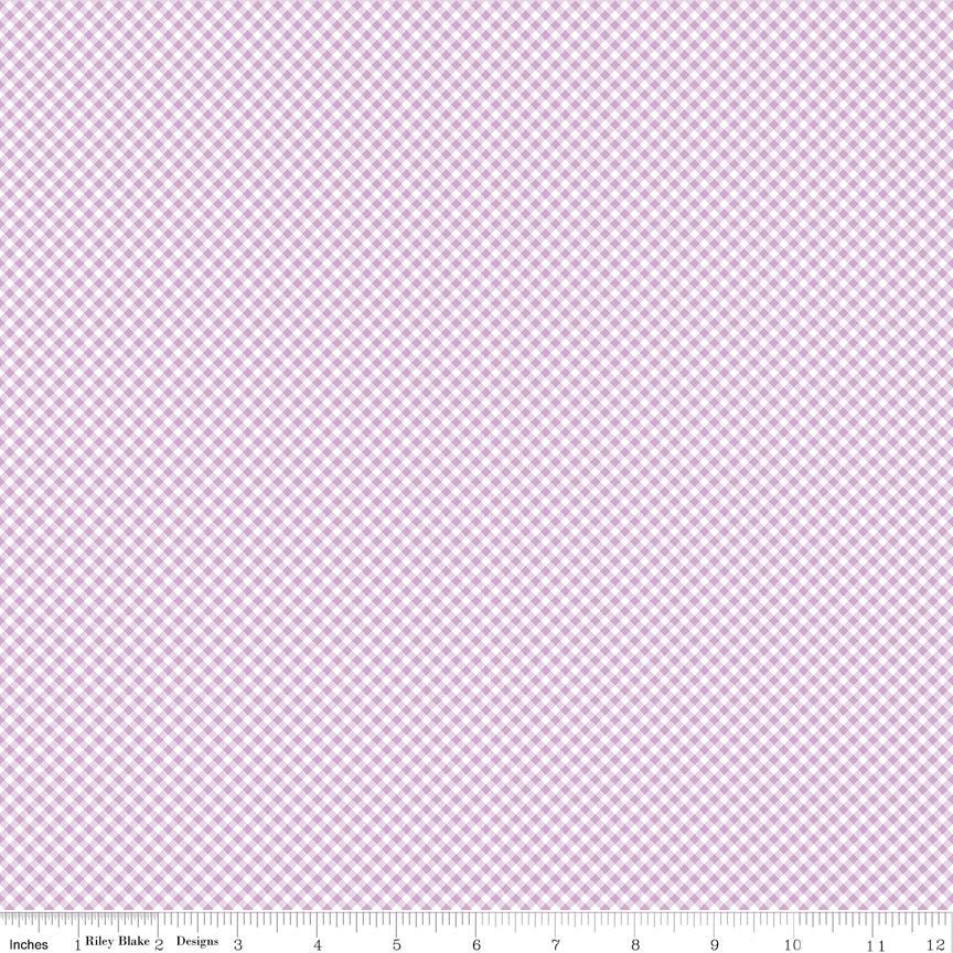 Seasonal Basics Gingham Purple