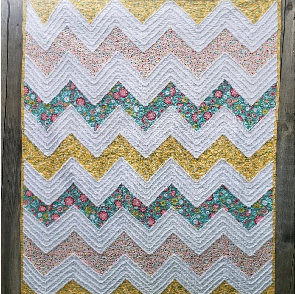 Chenille-It Blooming Bias - White