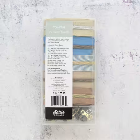 Coastal Zipper Bundle by Sallie Tomato