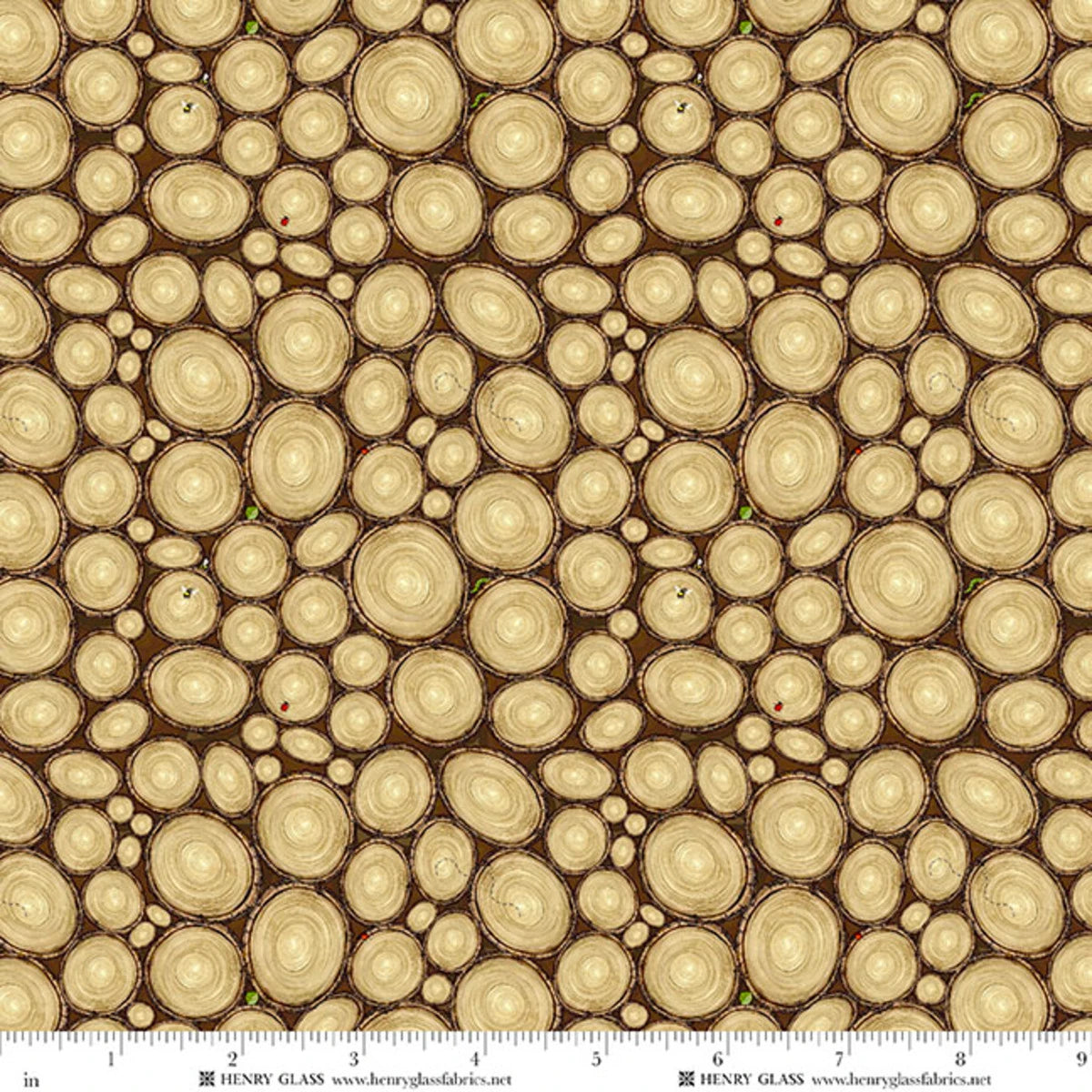 Happy Campers Tree Rings - Brown