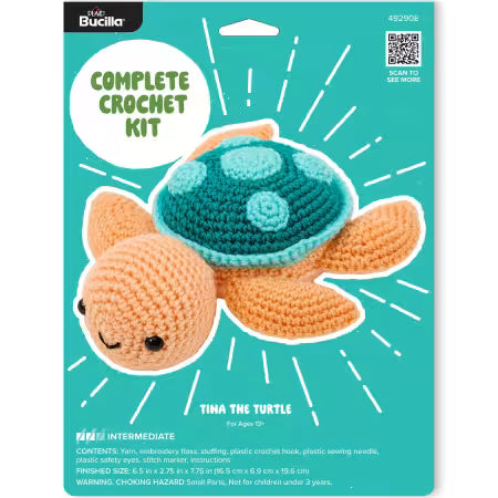 Bucilla Amigurumi Crochet Kit - Tina the Turtle