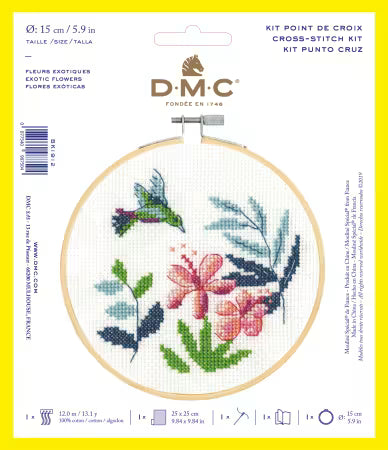 DMC Stitch Kit - Flowers and Bird