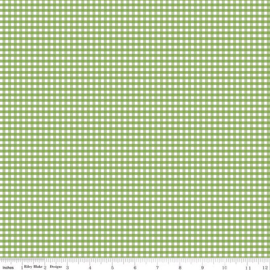 1/8" Gingham Green