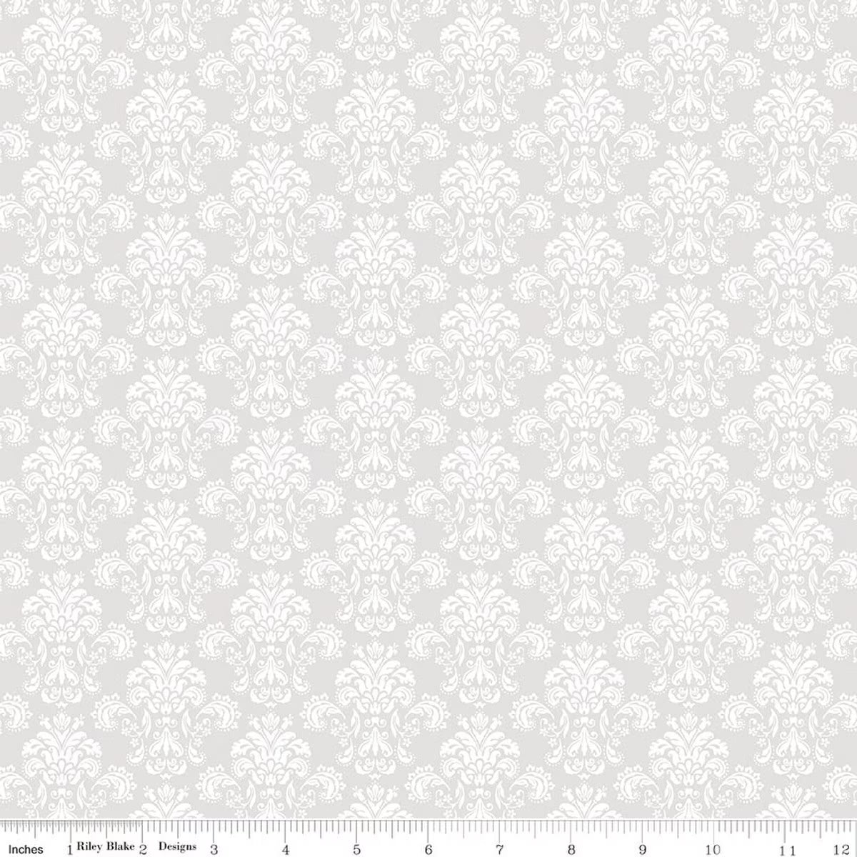 Elegant Essentials (Damask) White on White by Jennifer Bosworth