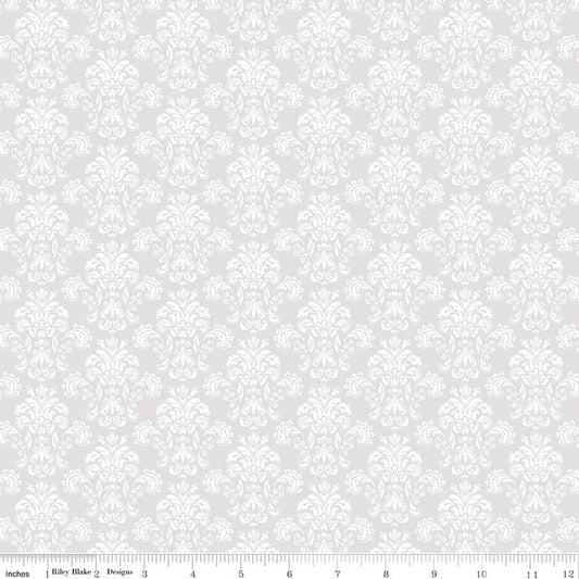 Elegant Essentials (Damask) White on White by Jennifer Bosworth