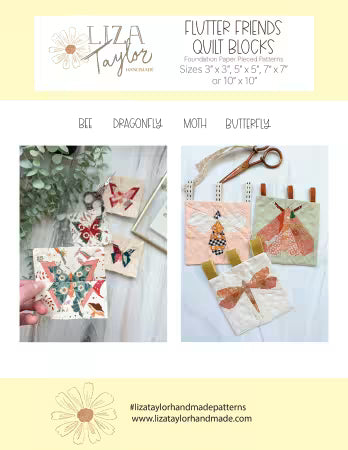 Liza Taylor- Flutter Friends Bundle FPP Pattern