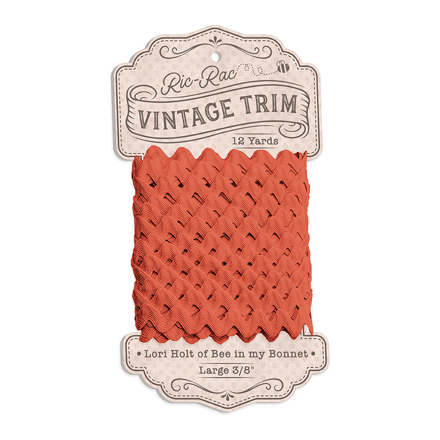 Lori Holt Vintage Trim Ric Rac - 5/8" (8mm) - 12 yds - Autumn