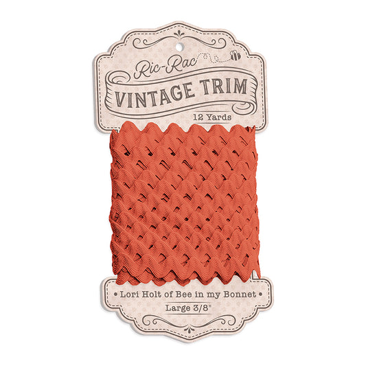 Lori Holt Vintage Trim Ric Rac - 5/8" (8mm) - 12 yds - Autumn