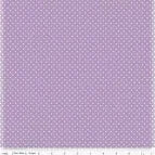 White Swiss Dot On Lavender, MOQ 10Yard(s)