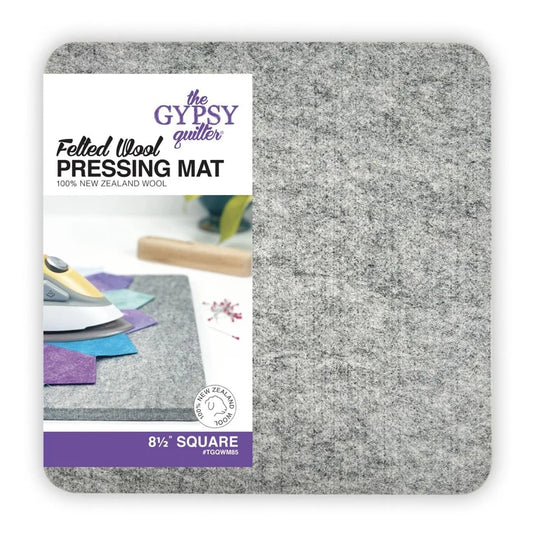 The Gypsy Quilter-Felted Wool Mat-8 1/2" square