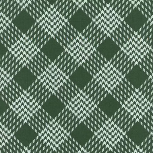 Merry Little Christmas Plaid green